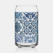 Mittelmeer-Fliesen, Portugiesisch, Azulejo, Majoli Dosenglas (Vorderseite)