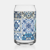 Mittelmeer-Fliesen, Portugiesisch, Azulejo, Majoli Dosenglas (Vorderseite)