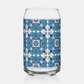 Mittelmeer-Fliesen, Portugiesisch, Azulejo, Majoli Dosenglas (Rückseite)