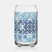 Mittelmeer-Fliesen, Portugiesisch, Azulejo, Majoli Dosenglas (Vorderseite)