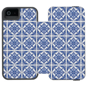 Mittelmeer-Fliesen, Portugiesisch, Azulejo, Majoli Incipio Watson™ iPhone 5 Geldbörsen Hülle