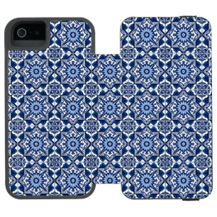 Mittelmeer-Fliesen, Portugiesisch, Azulejo, Majoli Incipio Watson™ iPhone 5 Geldbörsen Hülle