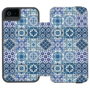 Mittelmeer-Fliesen, Portugiesisch, Azulejo, Majoli Incipio Watson™ iPhone 5 Geldbörsen Hülle
