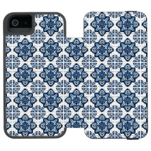 Mittelmeer-Fliesen, Portugiesisch, Azulejo, Majoli Incipio Watson™ iPhone 5 Geldbörsen Hülle