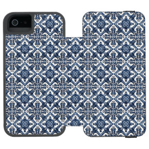 Mittelmeer-Fliesen, Portugiesisch, Azulejo, Majoli Incipio Watson™ iPhone 5 Geldbörsen Hülle