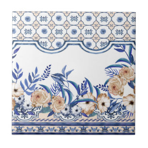 Mittelmeer Floral  Fliese
