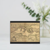 Mittelmeer geteilt in seinen Hauptteil Postkarte (Stehend Vorderseite)