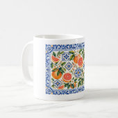 Mittelmeer-Grapefruit-Blüte  Kaffeetasse (Vorderseite Links)
