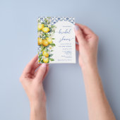 Mittelmeer Hauptpresse Lemon Brautparty Flyer (Gruppe)