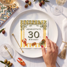Mittelmeer-Hummer-Bruschetta 30. Geburtstag 