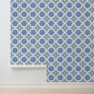 Mittelmeer-inspiriertes Design Mehrfarbig  Tapete