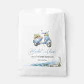 Mittelmeer Italien Amalfi Vespa Brautparty Geschenktütchen (Vorderseite)