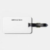 Mittelmeer Korsika Frankreich Elegante Wasserfarbe Gepäckanhänger (Rückseite horizontal)