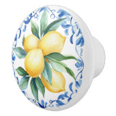 Mittelmeer Lemon Blue Keramikknauf (Rechts)
