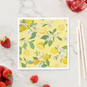 Mittelmeer-Limonenblüten-Partyservietten  Serviette (Beispiel)