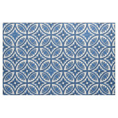 Mittelmeer Lotus Tile Muster - Der weiße Lotus Stoff (Fat Quarter (45,7 x 55,9 cm))