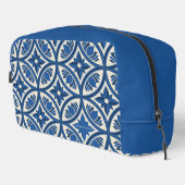 Mittelmeer Lotus Tile Muster - Der weiße Lotus Waschbeutel (Rechte Ecke)