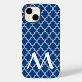 Mittelmeer Marokkanisch Moods Quatrefoil Case-Mate iPhone Hülle (Rückseite)