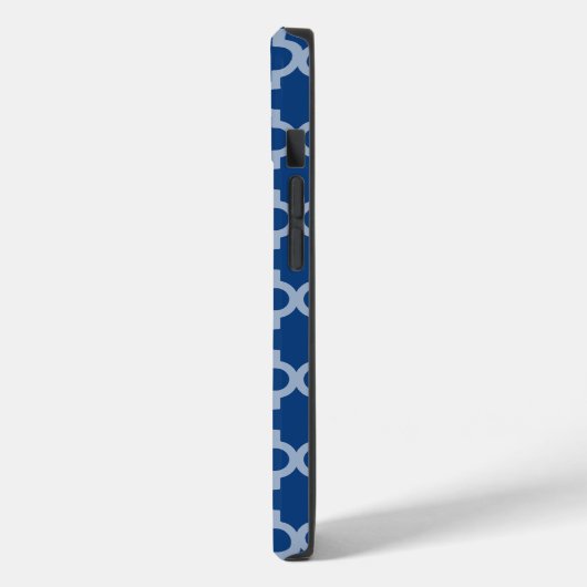 Mittelmeer Marokkanisch Moods Quatrefoil Case-Mate iPhone Hülle (Rückseite / Links)