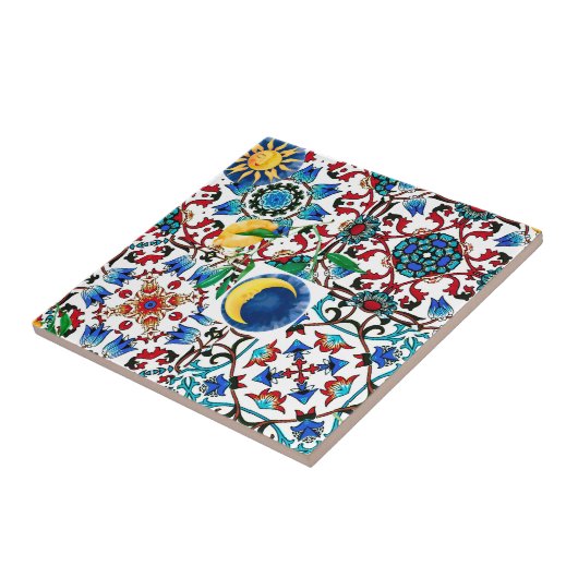 Mittelmeer, Marokko, Mosaik, Zitronenkunst Fliese (Seite)