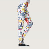 Mittelmeer-Meeresfrüchte-Markt-Muster (1) Leggings (Rechts)