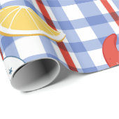 Mittelmeer-Meeresfrüchte-Markt-Muster (3) Geschenkpapier (Rolleneckpunkt)