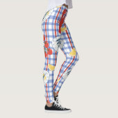 Mittelmeer-Meeresfrüchte-Markt-Muster (3) Leggings (Rechts)