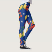 Mittelmeer-Meeresfrüchte-Markt-Muster (4) Leggings (Rechts)