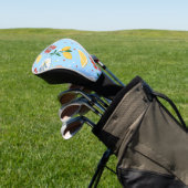 Mittelmeer-Meeresfrüchte-Markt-Muster (5) Golf Headcover (In SItu)