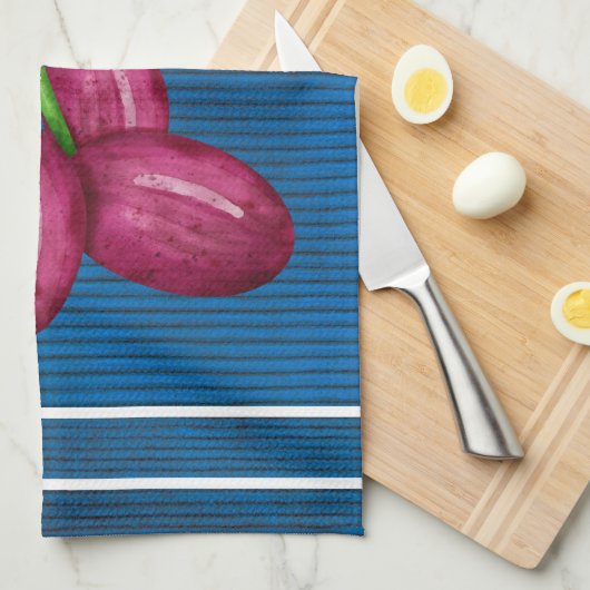 Mittelmeer Mix and Match Kitchen Handtücher (Viertel Falte)