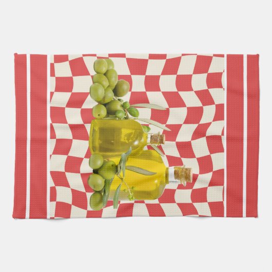 Mittelmeer Mix & Matchküche Geschirrtuch (Horizontal)