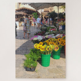 Mittelmeer-Momente Nr. 5, Blumenmarkt Puzzle