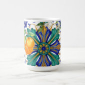 Mittelmeer-Mosaik-Zitrusfrucht Kaffeetasse (Mittel)