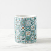 Mittelmeer-Muster aus marokkanischen Fliesen Kaffeetasse (Mittel)