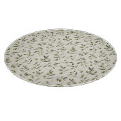 Mittelmeer-Muster der rustikalen Olivenzweige Schneidebrett (Ecke)