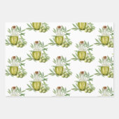 Mittelmeer-Olivenholzpapier Geschenkpapier Set (Vorderseite)
