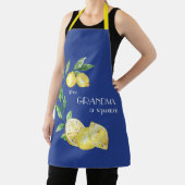 Mittelmeer Oma eine Squeeze Blue Lemon Schürze (InSitu)