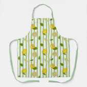 Mittelmeer-Picknick-Zitrus-Muster  Schürze (Vorderseite)