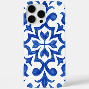 Mittelmeer Portugiesische Blaue Fliese iPhone 16 Pro Max Hülle