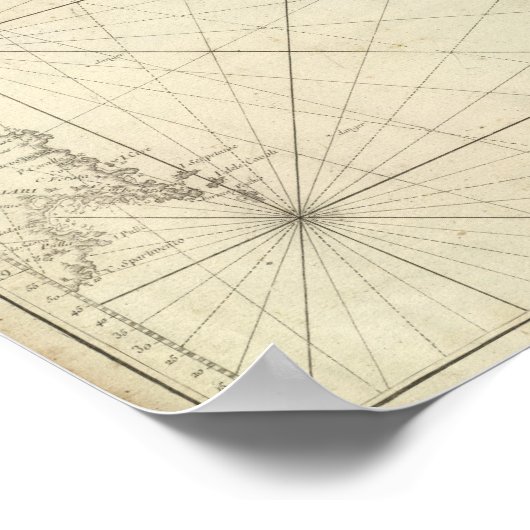 Mittelmeer Poster (Ecke)