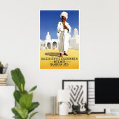 Mittelmeer-Reiseplakat Nahöstliche Kunst Poster (Heimbüro)