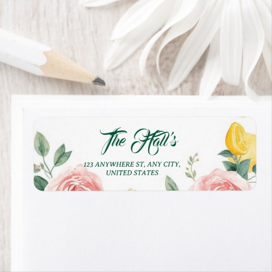 Mittelmeer-Rosé-Rose & Zitronen-Hochzeit (Insitu)