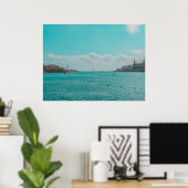 Mittelmeer Serenität Poster (Heimbüro)