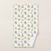 Mittelmeer Sommerlemon Muster Badhandtuch Set (Handtuch)