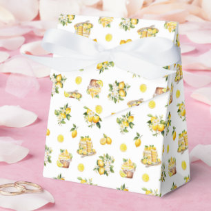 Mittelmeer Sommerlemon Muster Geschenkschachtel