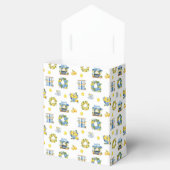 Mittelmeer Sommerlemon Muster Geschenkschachtel (Geöffnet)