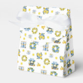 Mittelmeer Sommerlemon Muster Geschenkschachtel (Vorderseite)