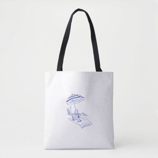 Mittelmeer-Strandtasche Tasche (Vorderseite)