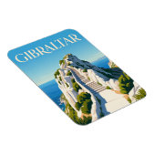 Mittelmeer-Stufen Gibraltar Magnet (Rechte Seite)