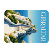 Mittelmeer-Stufen Gibraltar Magnet (Horizontal)